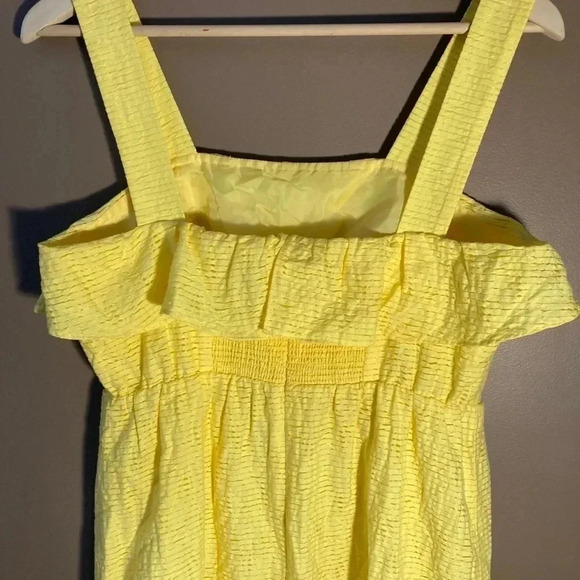 Pappagallo  ruffle yellow dress - Picture 3 of 4